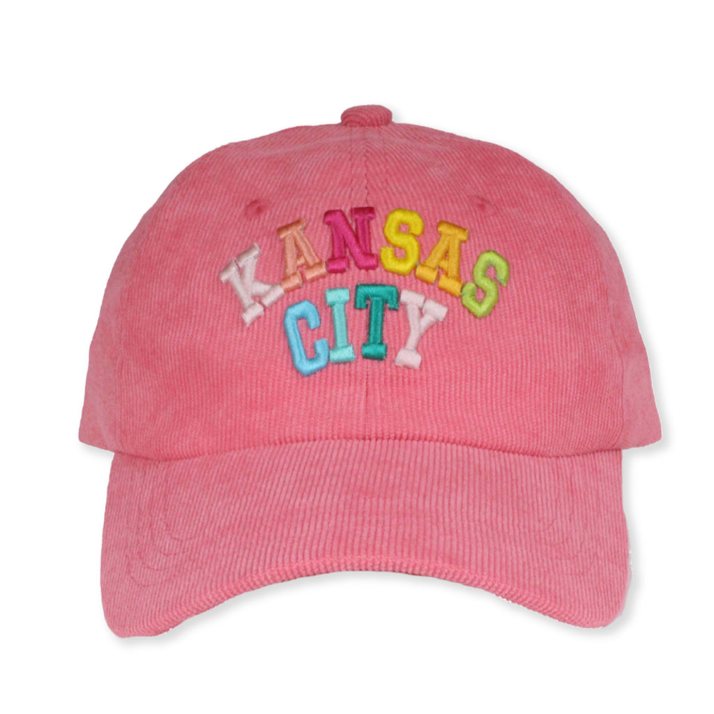 Kansas City Pink Corduroy Varsity Hat