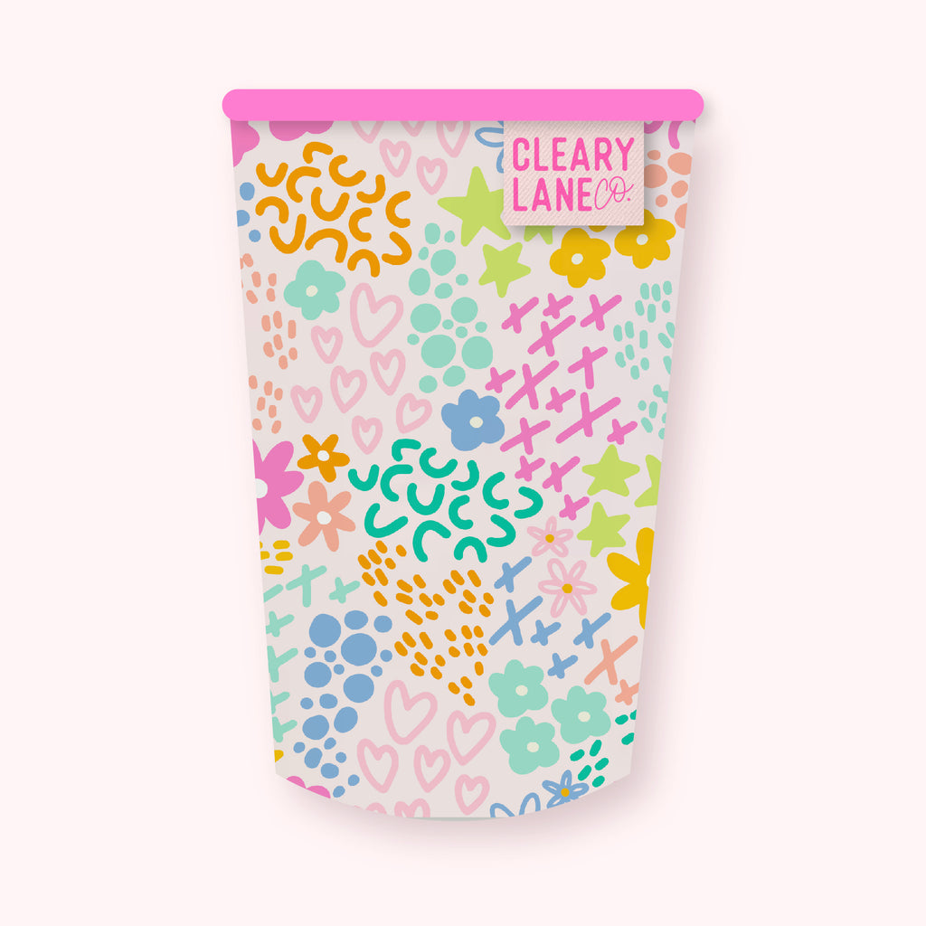 Blush Rainbow Garden | Cup Sleeve