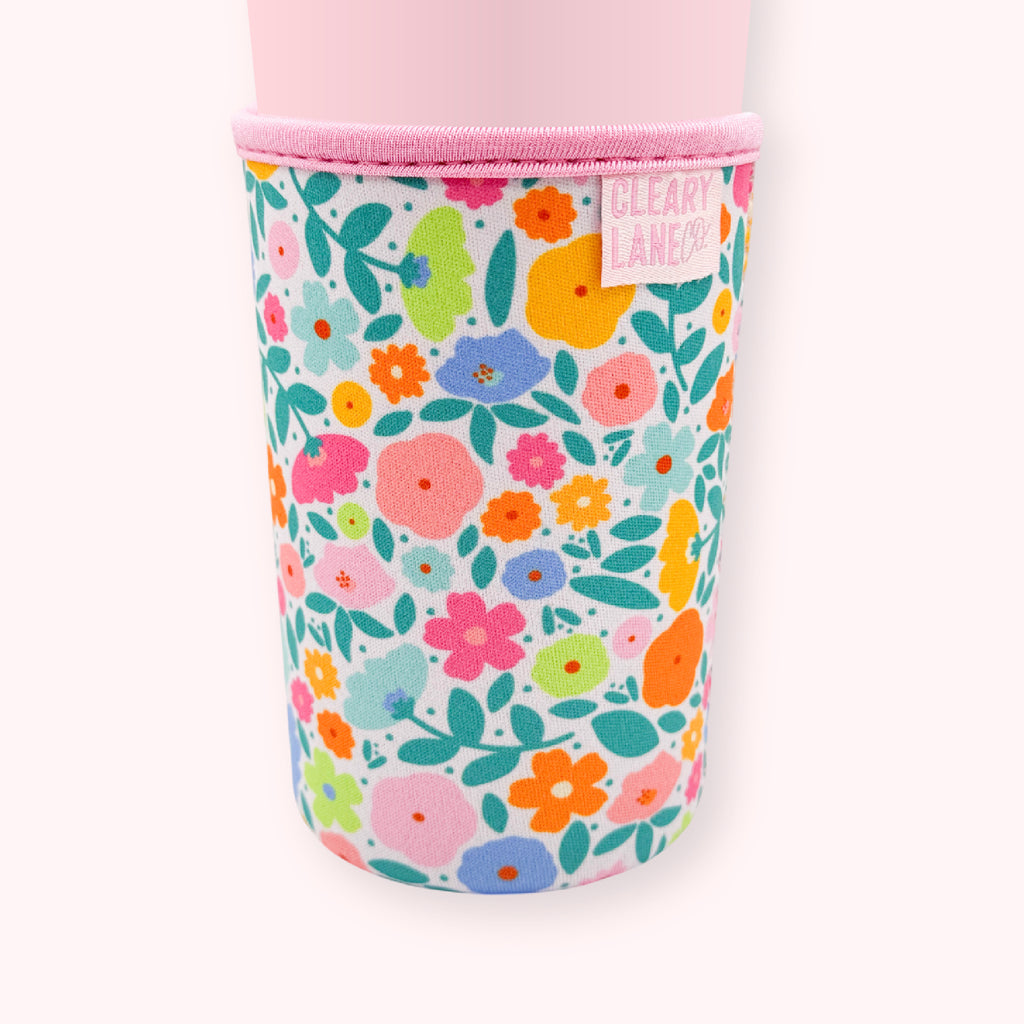 Blush Rainbow Meadows | Cup Sleeve