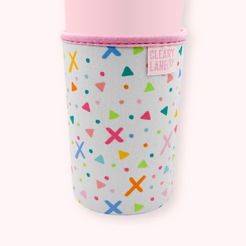 Blush Rainbow Shapes | Cup Sleeve