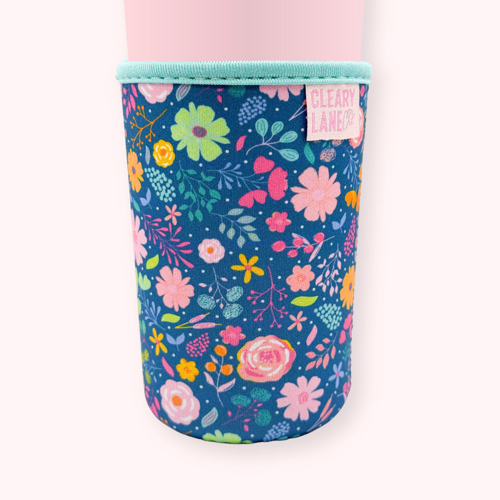 Emerald Rainbow Blooms  | Cup Sleeve