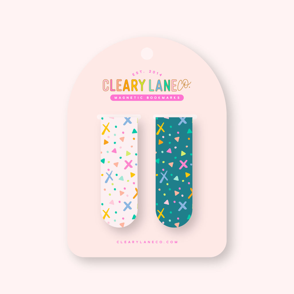 Magnetic Bookmark Set | Rainbow Shapes