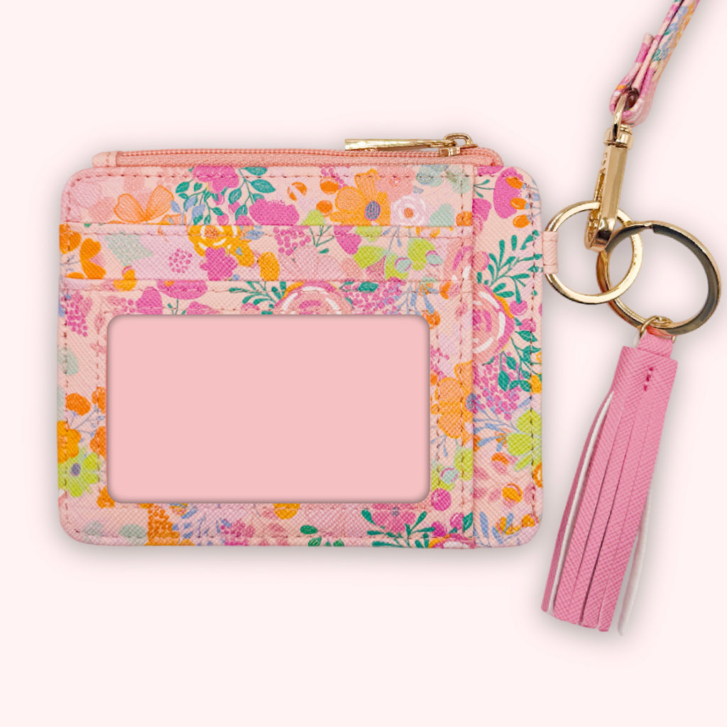 Wallet Keychain | Blush Rainbow Forest