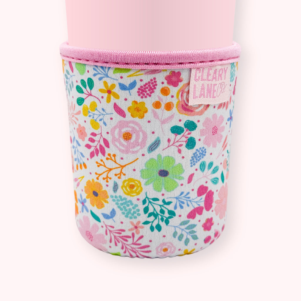 Blush Rainbow Blooms | Cup Sleeve