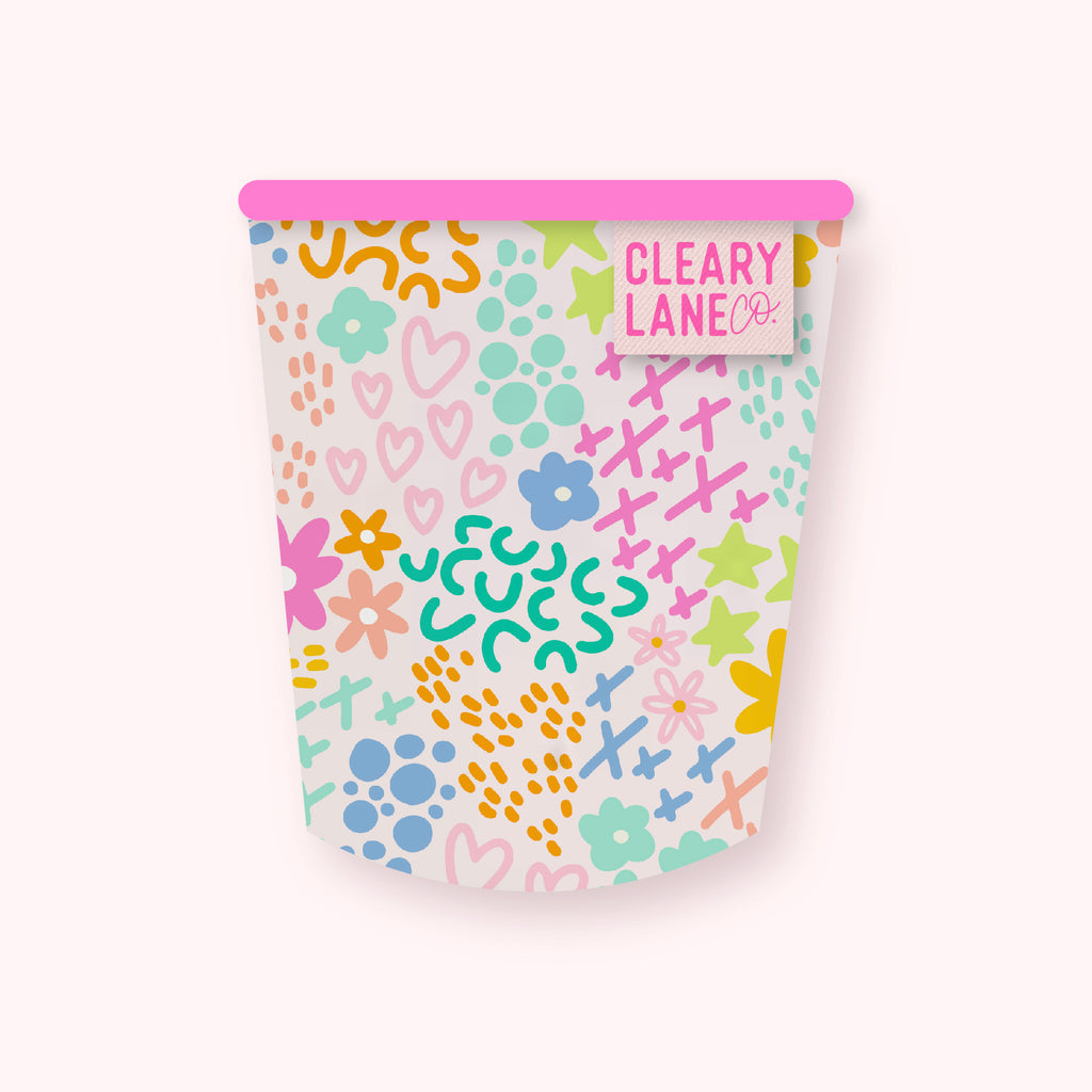 Blush Rainbow Garden | Cup Sleeve