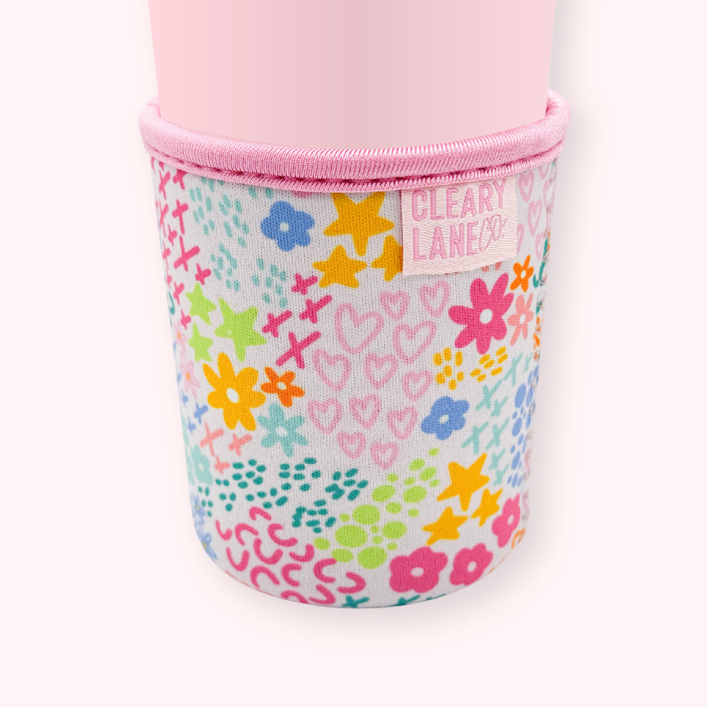 Blush Rainbow Garden | Cup Sleeve