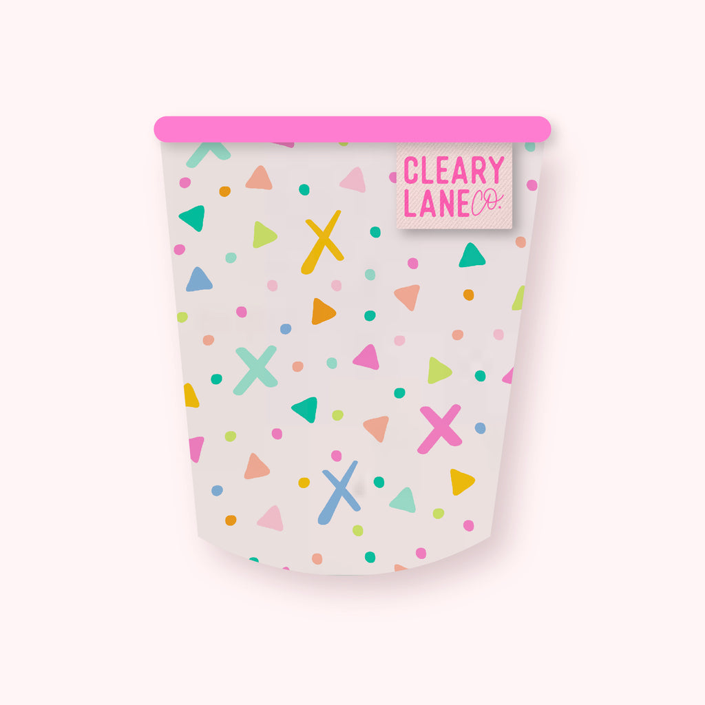 Blush Rainbow Shapes | Cup Sleeve