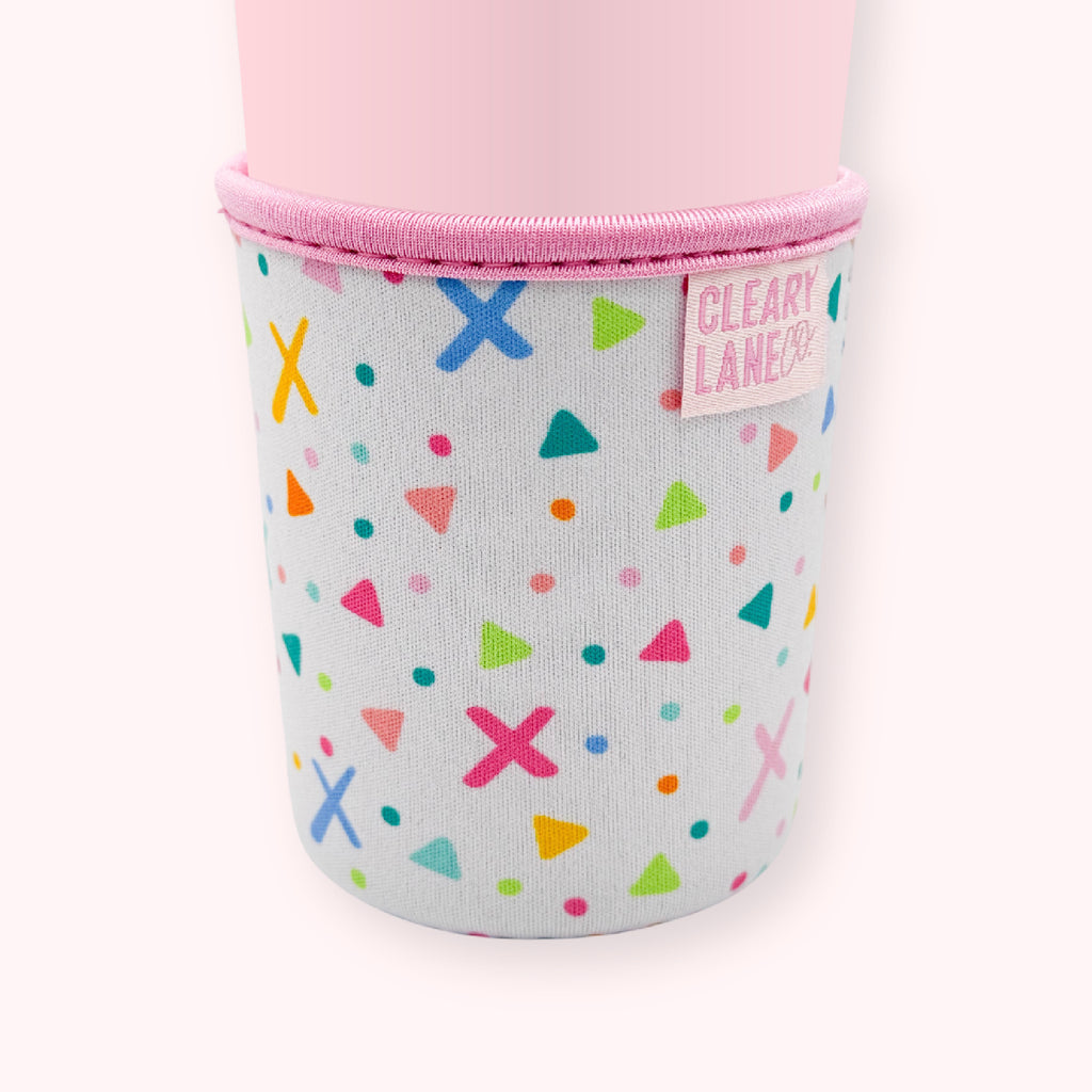 Blush Rainbow Shapes | Cup Sleeve