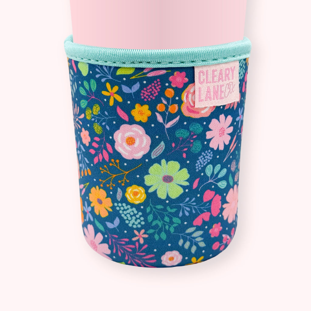 Emerald Rainbow Blooms  | Cup Sleeve