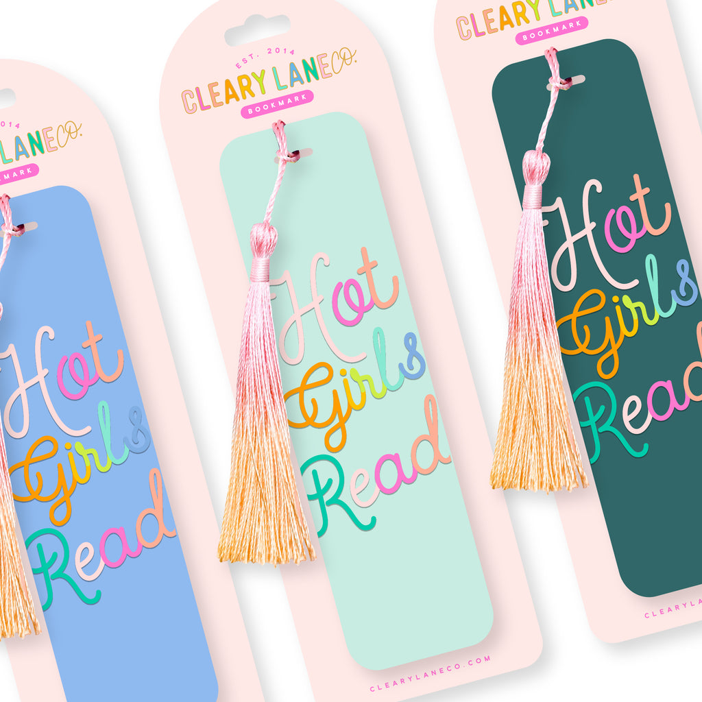 Acrylic Bookmark with Tassel | Hot Girls Read