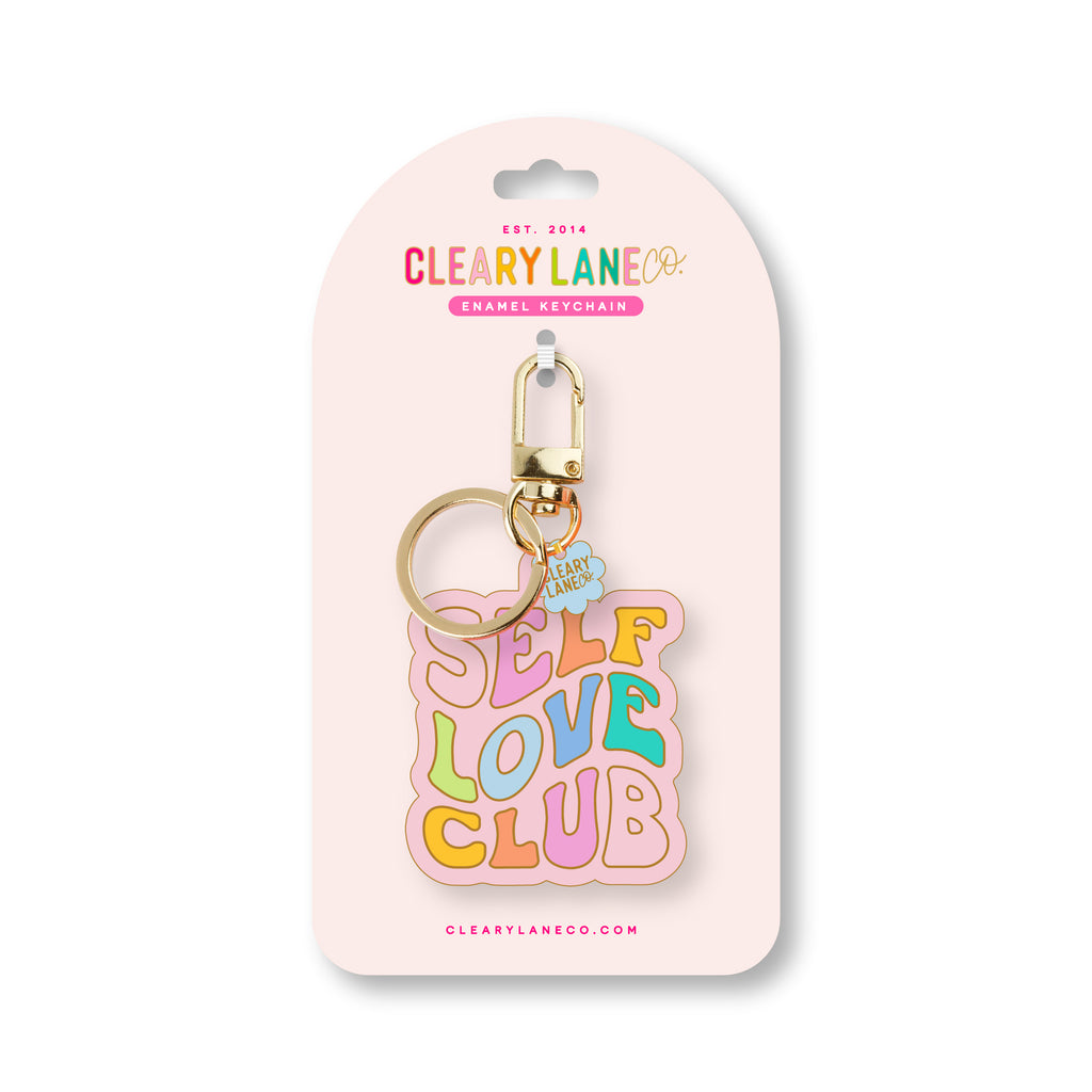 Self Love Club Enamel Keychain