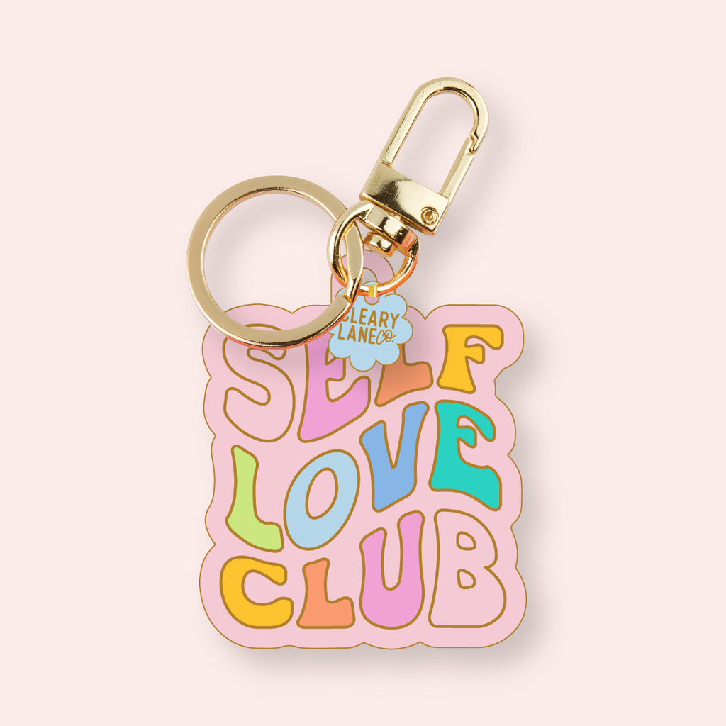 Self Love Club Enamel Keychain