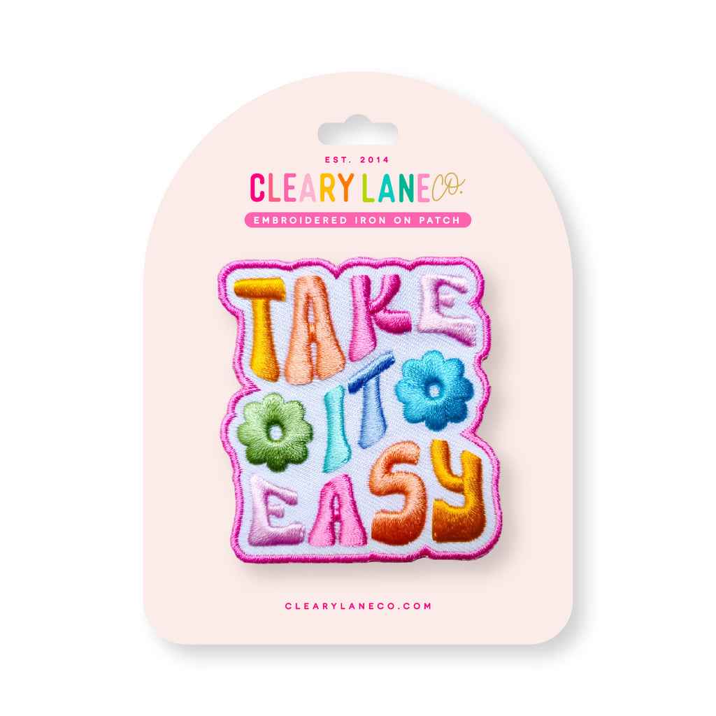 Take it Easy | Iron-on Patch