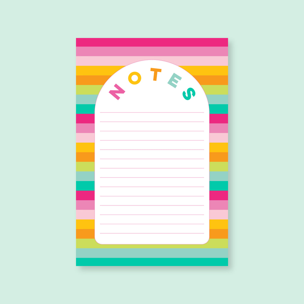 Small Notepad | Rainbow Sunset