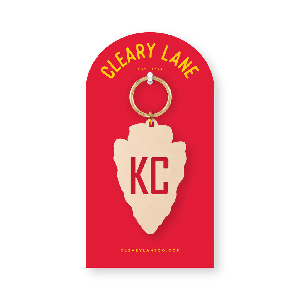 Kansas City KC Arrowhead Keychain