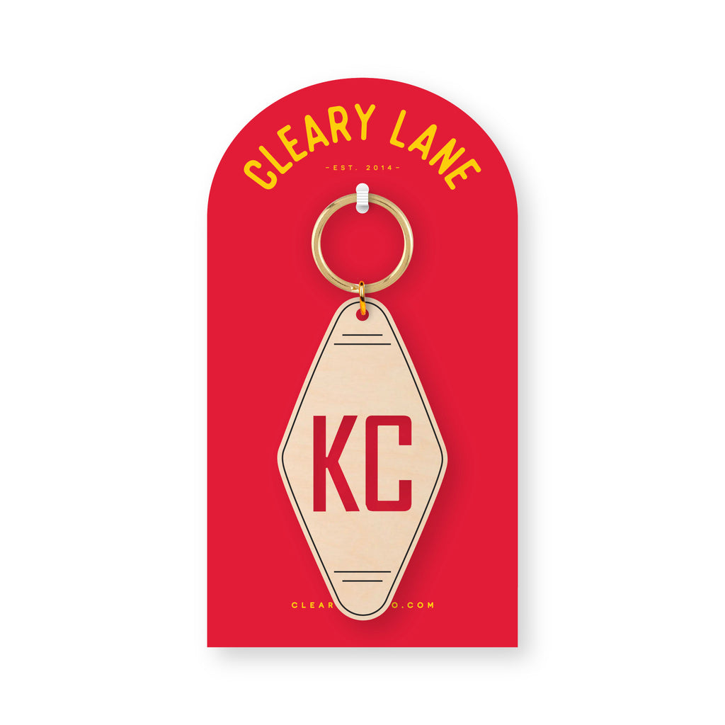 Kansas City KC Motel Keychain